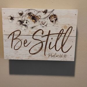 Be Still Wall Art Decor